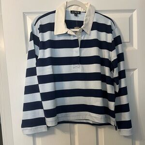 J. Crew Long Sleeve Cotton Rugby Shirt NWT